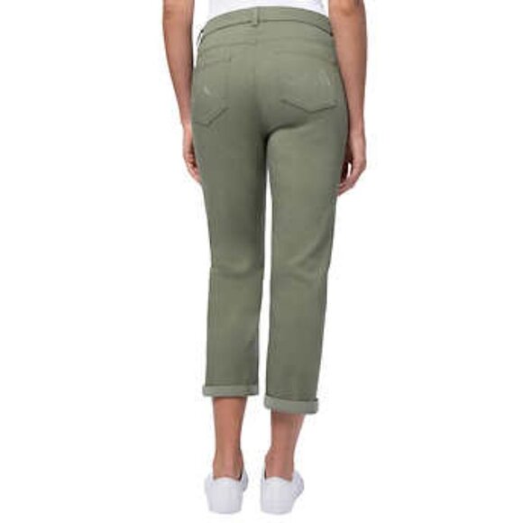 NEW Santana Tummy Control Capris | Green - Picture 2 of 6